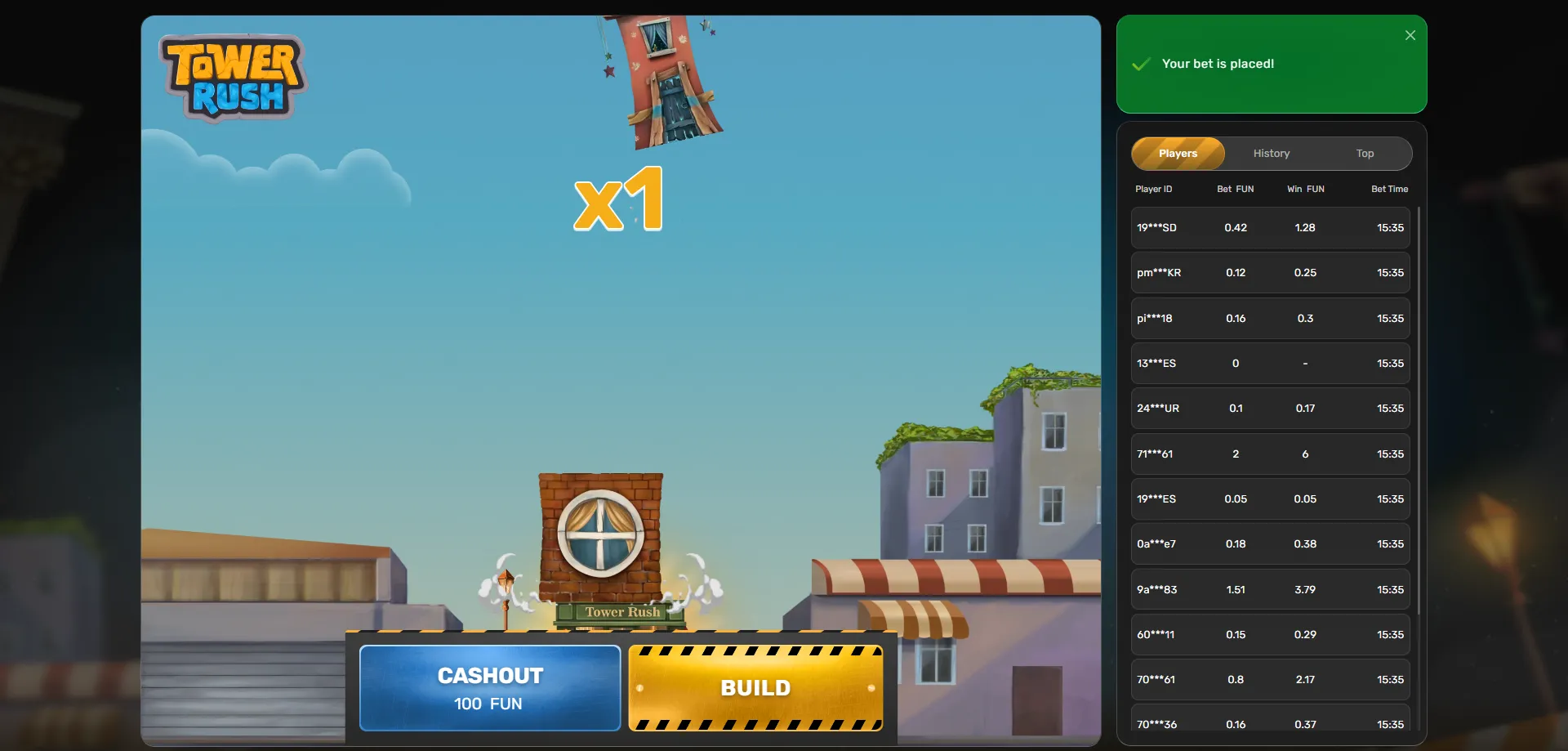 Tower Rush mobile app for Android and iOS — download and play